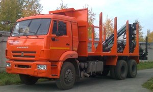 Автомобиль-сортиментовоз с ГМУ СФ-75